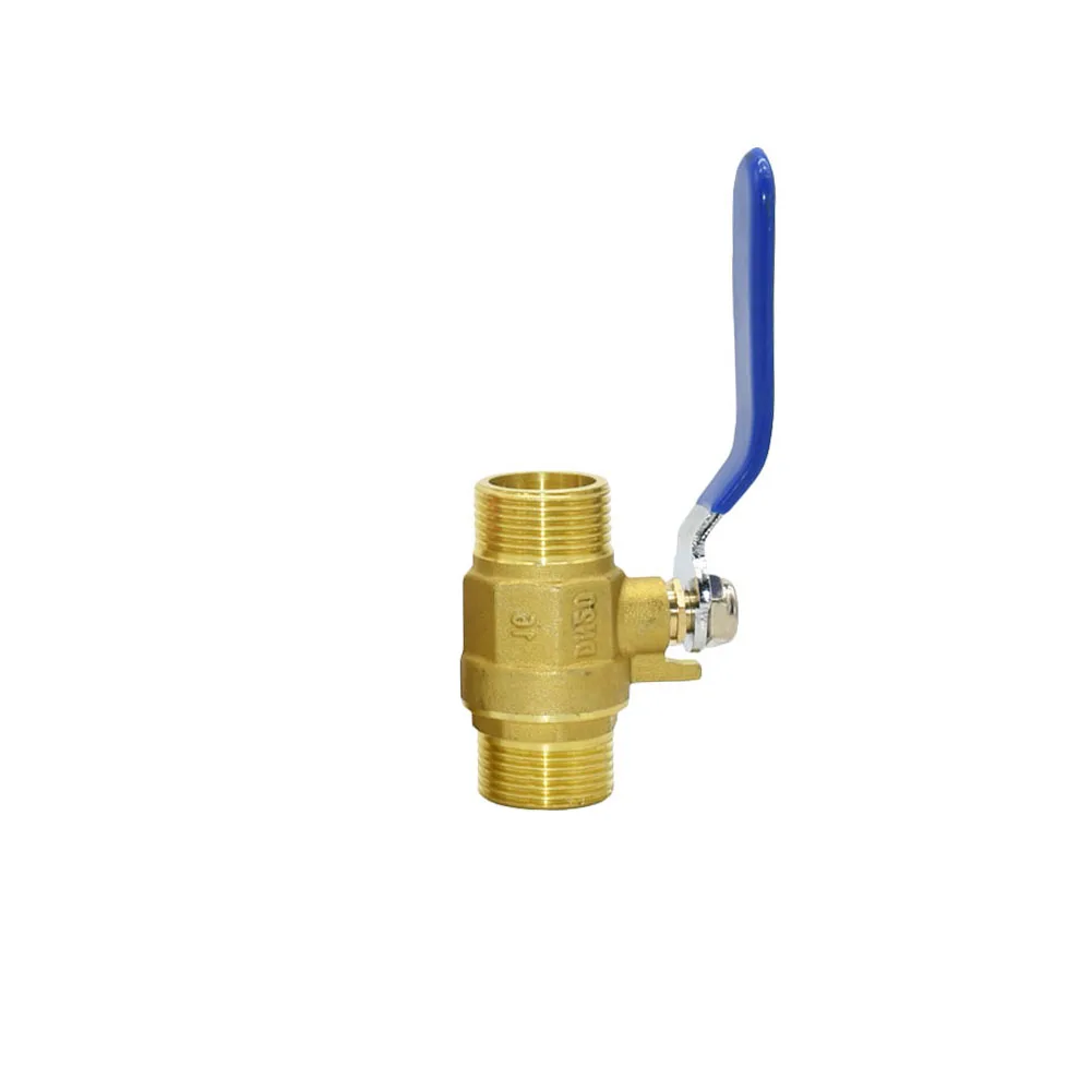 Brass 1/2 3/4 1inch Male Female Thread Connector Ball Valve Copper Water Pipe Fitting Copper Metal Threaded Water Pipe Connector