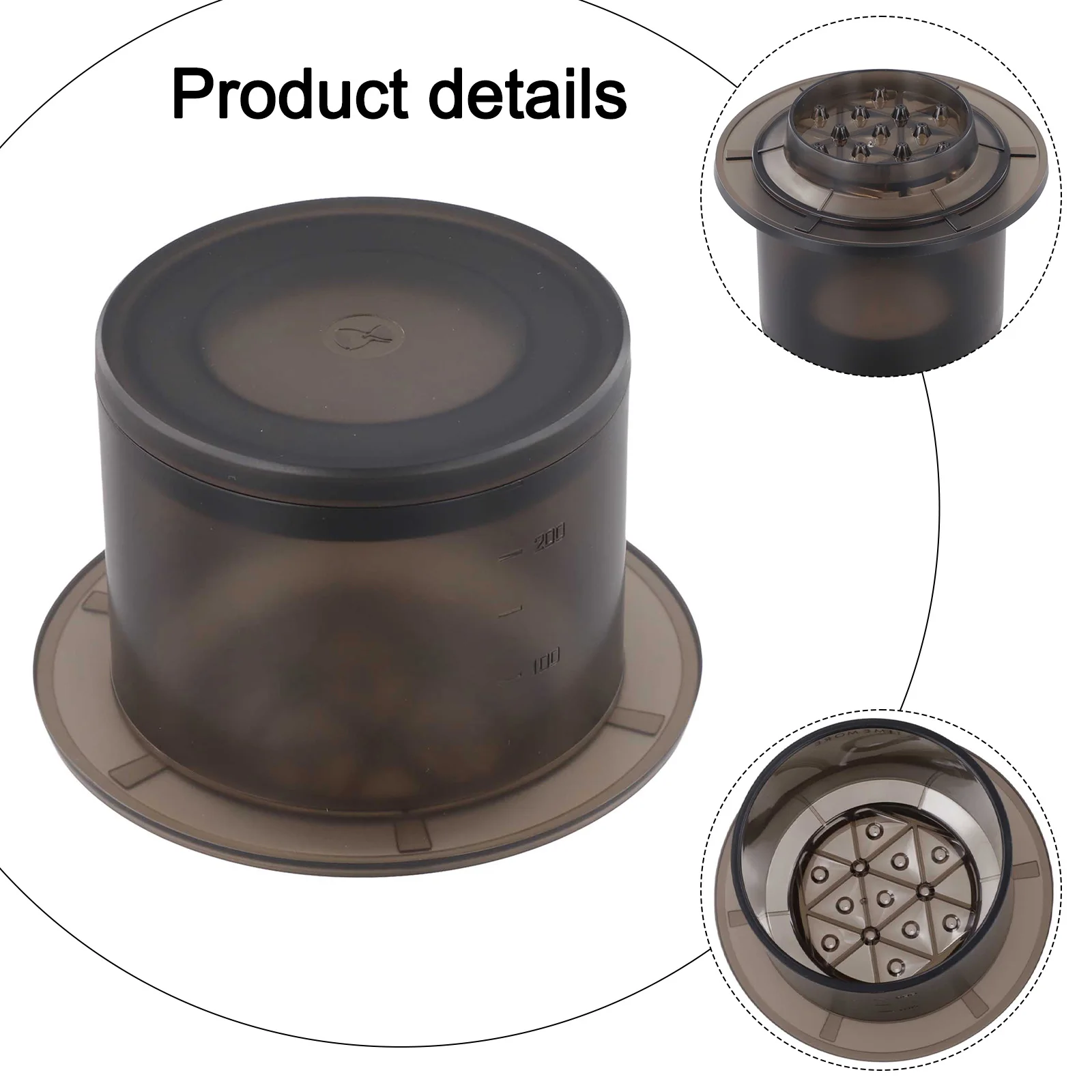

Camping Coffee Brewing Brown Coffee Filter Drip 13 Holes Design Compact Size Easy Setup Enhanced Flavor Extraction