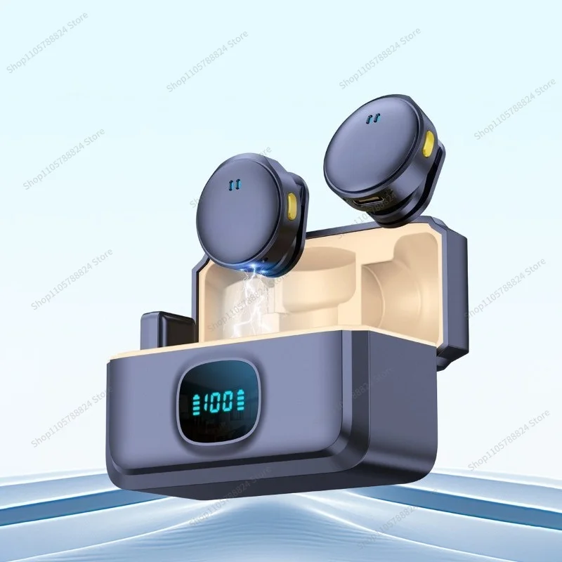 Wireless Microphone Microphone Q8 Button Collar Clip Mobile Phone Live Broadcast Radio Noise Reduction Collar Clip Microphone