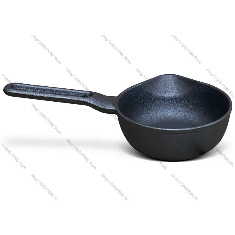 Cast Iron Hot Oil Small Pot Splashing Oil Mini Multi-function Pot