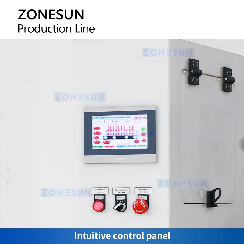 Zonesun ZS-FAL180F5 Chemical Liquids Bottling Line Production Line Bleach Filling Machine Pestiside Disinfectant Packaging Line