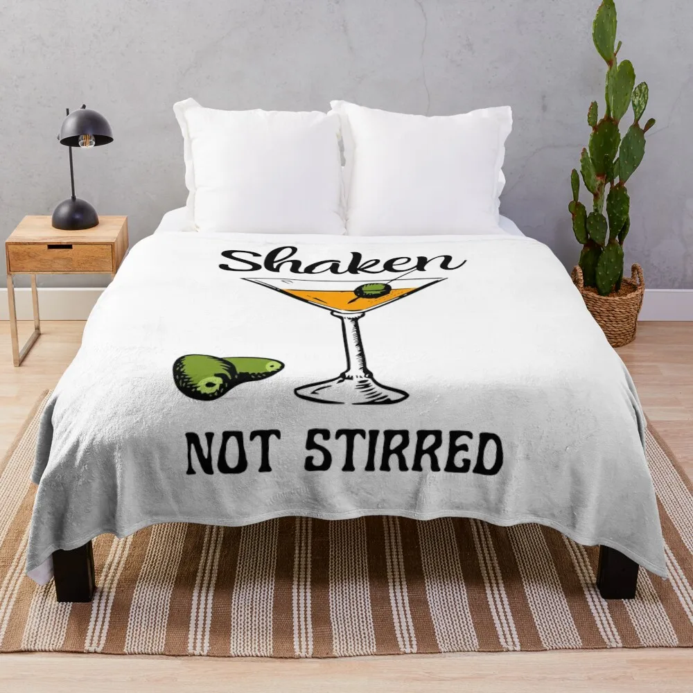 

Shaken, not stirred IV Throw Blanket Decorative Throw Tourist Thermals For Travel Blankets