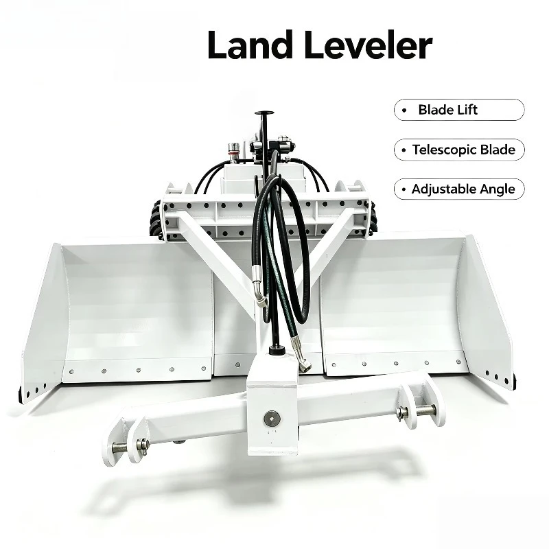 Farm Gooseneck Satellite Land Leveler PWBQ Series Detachable Side Guards Tractor Attached Land Scraper for Sale