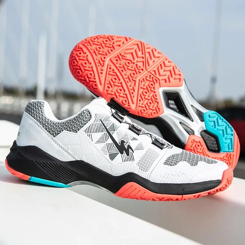 Outdoor High Quality Men's Badminton Shoes Unisex Sports Shoes Lightweight Tennis Shoes Athletic Training Women's Sports Shoes