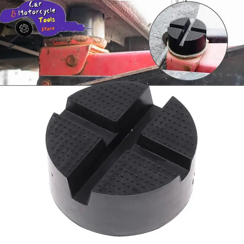 Anti Slip Design DIY Car Universal X-Slot Jack Pad Rubber Frame Rail Adapter Protector For Pinch Weld Side Car Lifting