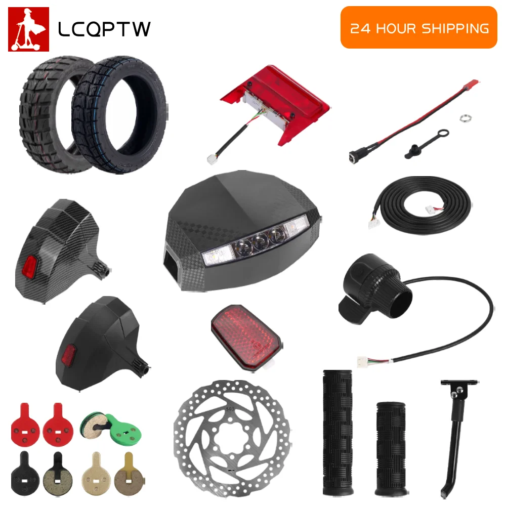 For Kukirin G3 Parts Display Screen Throttle Handle Grip Fender Charging Port Tail Light Brake Pad Disc Brake Kickstand Tire