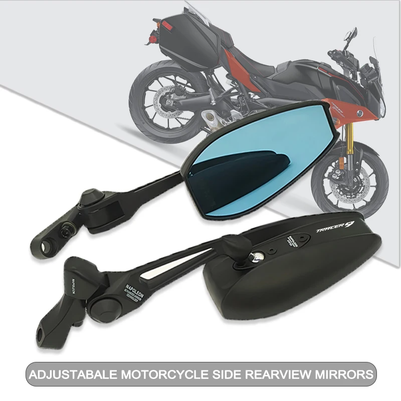 

360 ° Регулируемое зеркало заднего вида для мотоцикла, боковое зеркало заднего вида для YAMAHA TRACER 9 GT 9 GT 900 700 Tracer 9 Tracer 9 GT TRACER