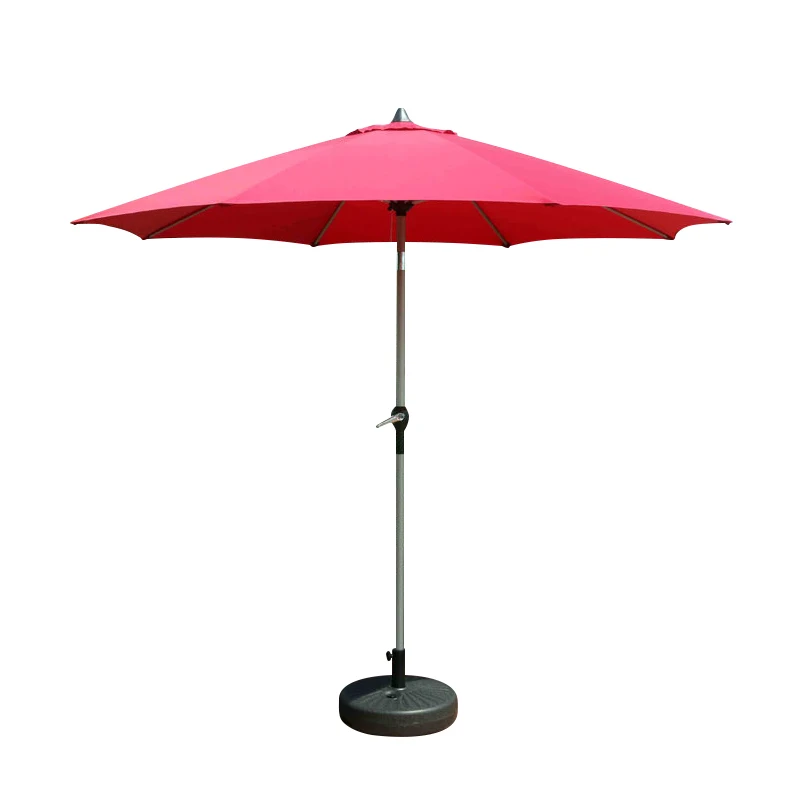 Waterproof 9ft Outdoor Patio Garden Umbrella Big Size Parasols Beach Sunshade Umbrella With Push Button Tilt