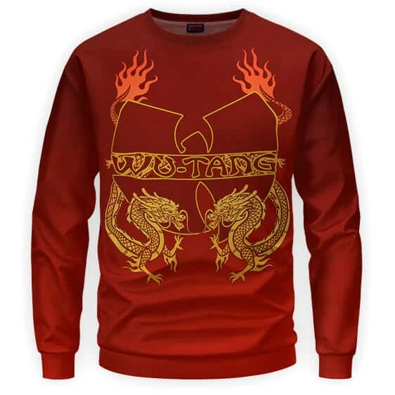 يه إنه وقت عيد الميلاد يو وو تانغ عشيرة سترة عيد الميلاد القبيحة الهيب هوب المغني الجرافيك بلوزات Harajuku موضة الشارع الشهير #1