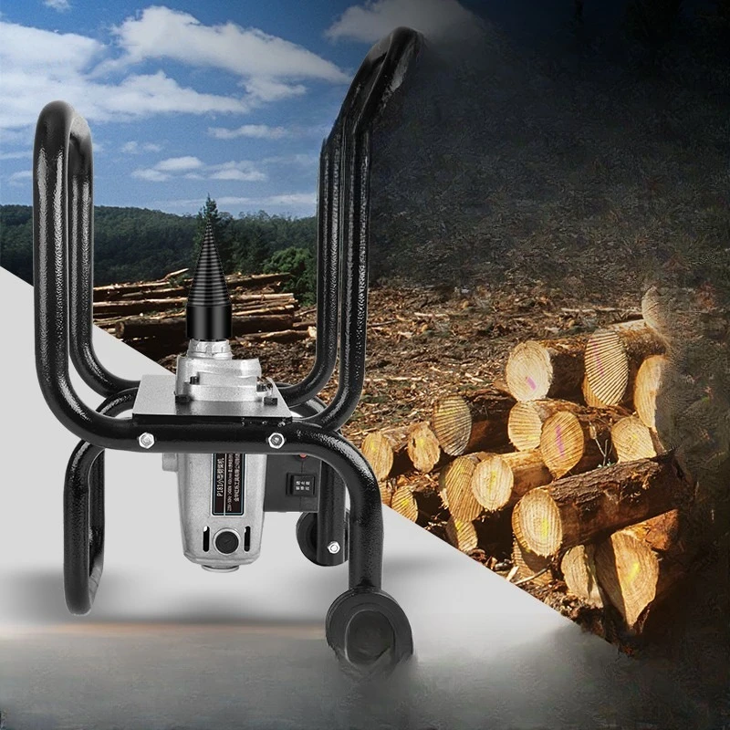 Firewood chopping artifact rural household small electric firewood chopping machine fully automatic