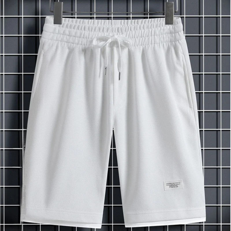 

Casual Five-Quarter Spor Men's orts American Sle Loose Fit Summer Faionable Color mid Waist Micro Stretch