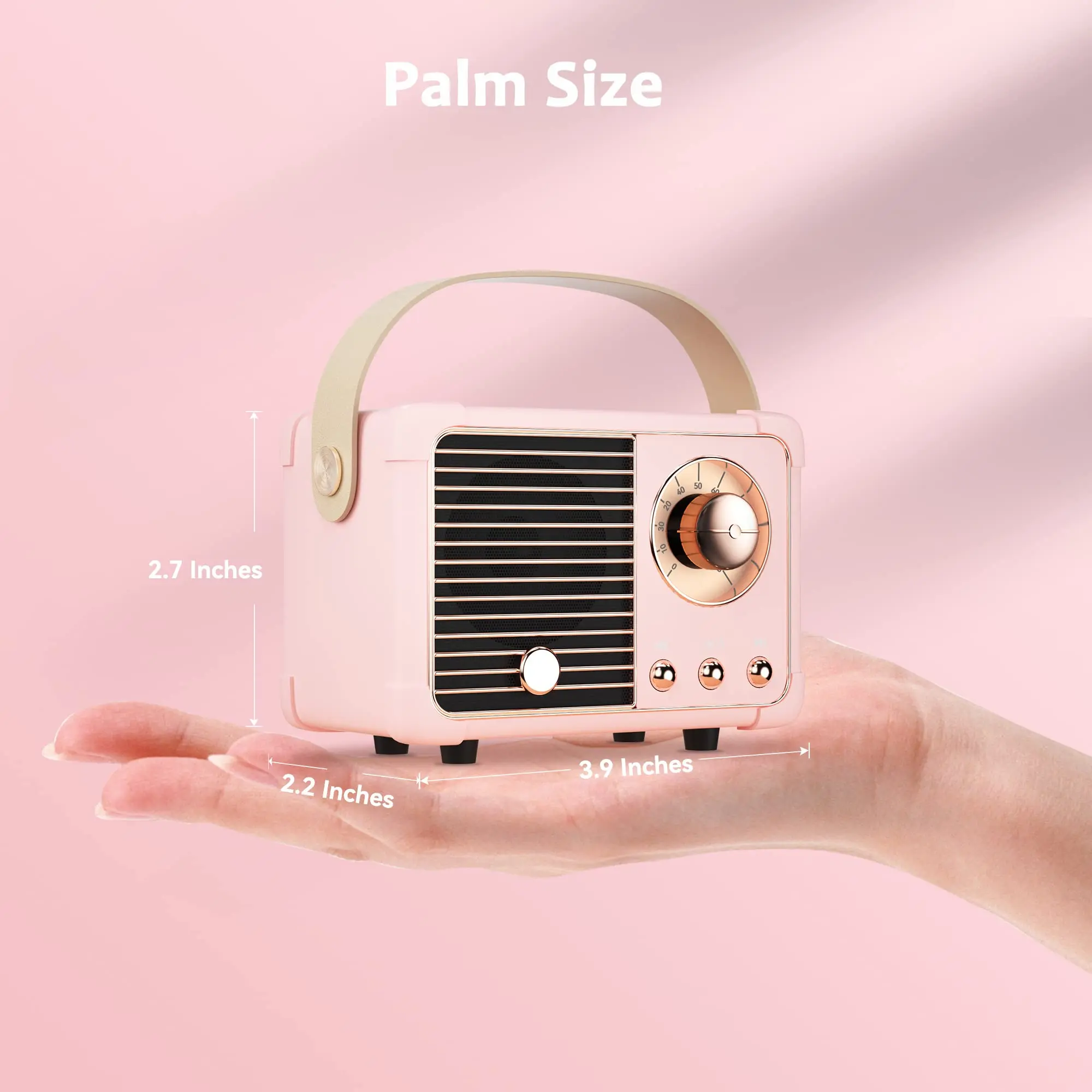 الرجعية سمّاعات بلوتوث خمر ديكور بطاقة لاسلكية مضخم صوت محمول صغير في الهواء الطلق طالب سمّاعات بلوتوث صغيرة #5