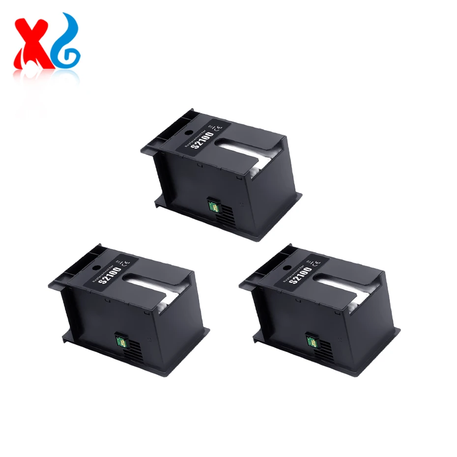 5pcs Maintenance Box For Epson T2100 T3100 T3480 T5180 T3180 F500 T5100 F570 571 T2170 T5170 T3160 5160 F560 F530 F531 T3170