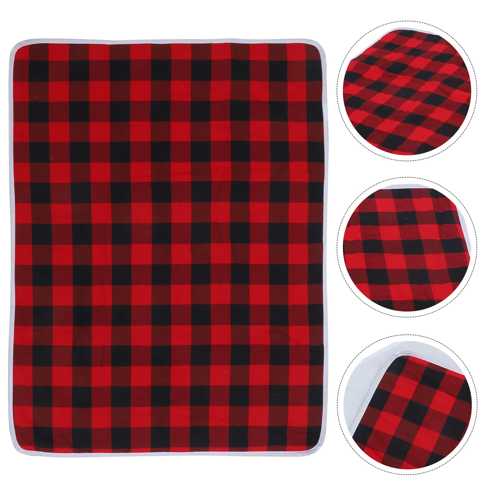 Non-Slip Absorbent Bed Pad for Incontinence Double-Sided Leak Proof Reusable Washable Cotton Mat Ideal for Adults Newborns