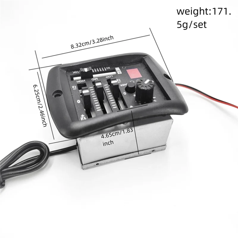 A69P-4-Bands eq equalizador guitarra acústica pré-amplificador piezo captador com sistema sintonizador latão endpin jack para guitarra folk