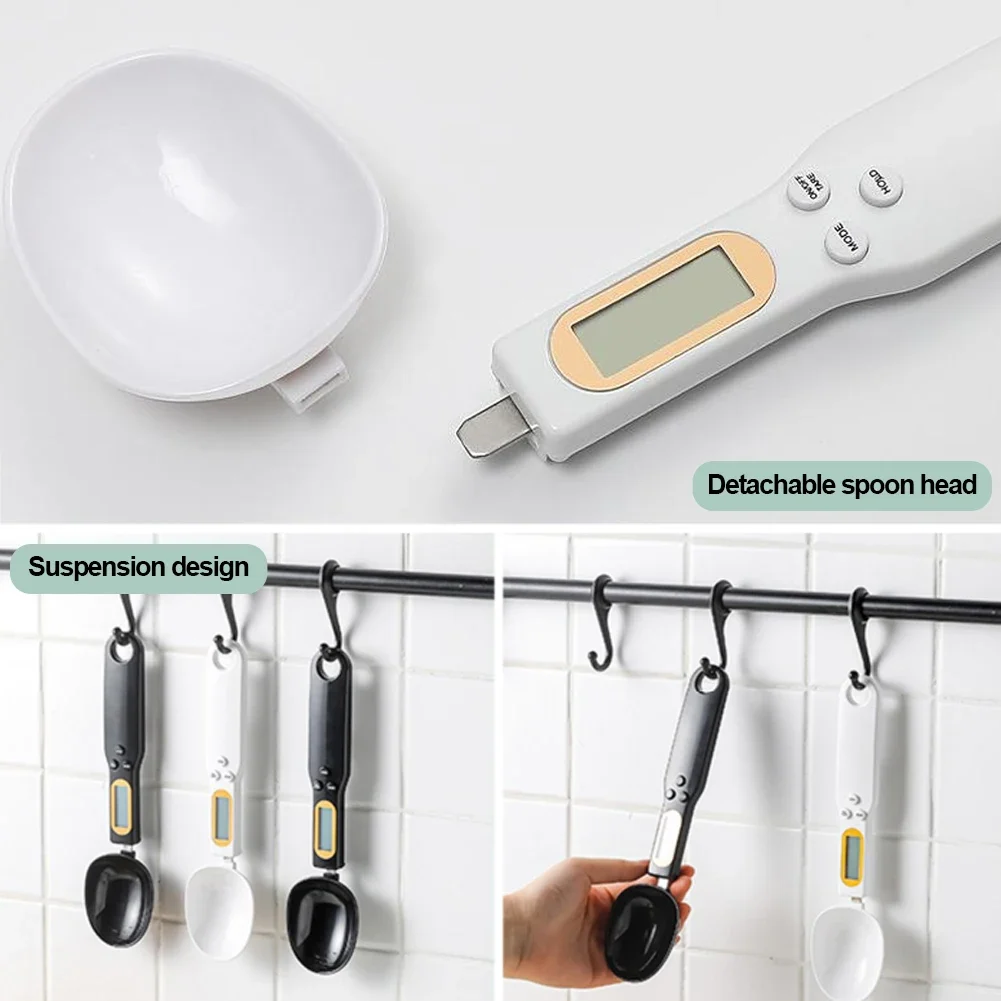 500g/0.1g Portable LCD Digital Kitchen Scale Mini Pets Food Measuring Spoon Gram Electronic Spoon Weight Volumn Food Scale 3