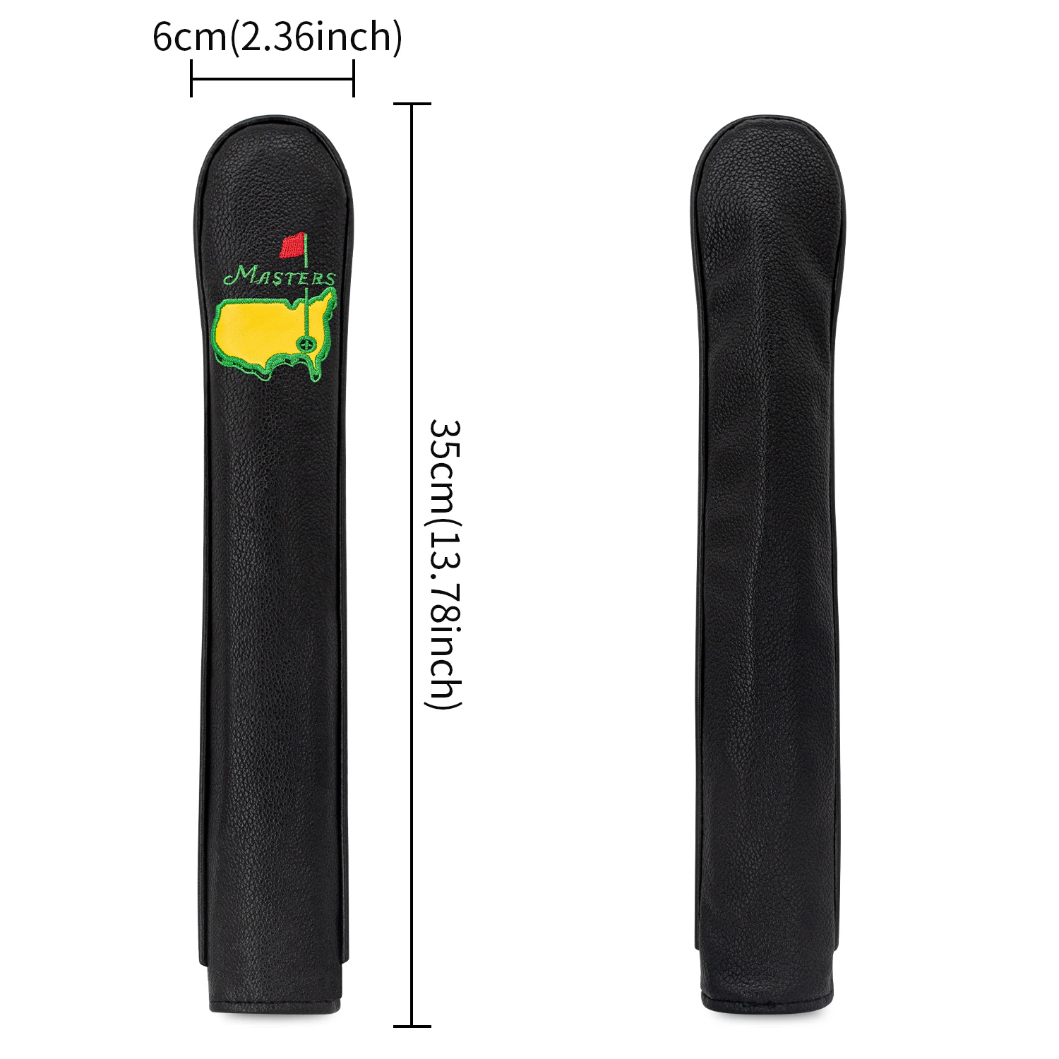 1pc Golf Positioning Rod Protective Cover, Black and White Colors, Golf Accessories, Dustproof and Durable, Embroidered Design view 6