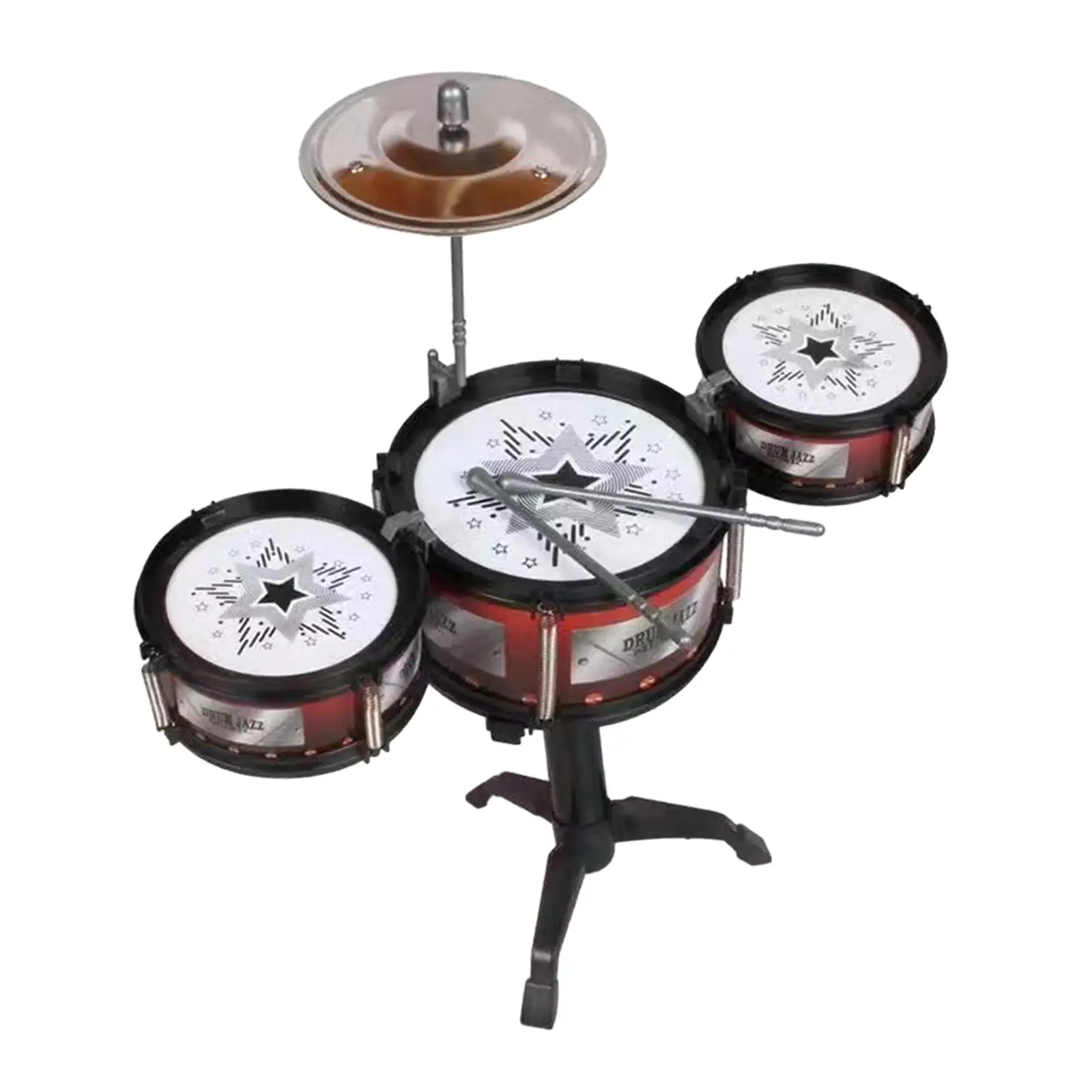 Kids Drum Set Musical Toys Sensory Toy Early Learning Toys Educational Toys Drums and Cymbal Kit for 1 2 3 4 Years Old Beginners