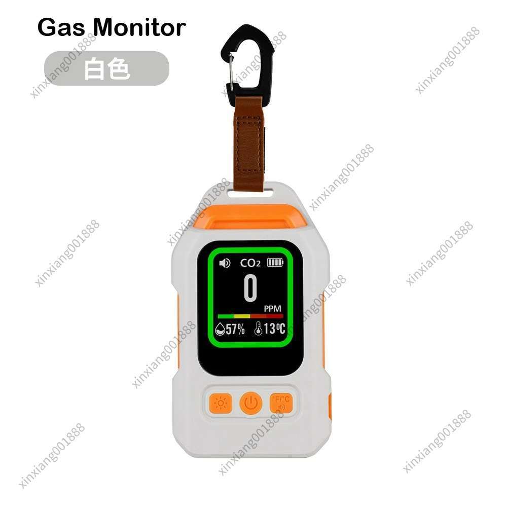 For Magnetic Mount 4-in-1 Gas Alarm - CO/Carbon Dioxide Detector Long Standby Indoor Outdoor