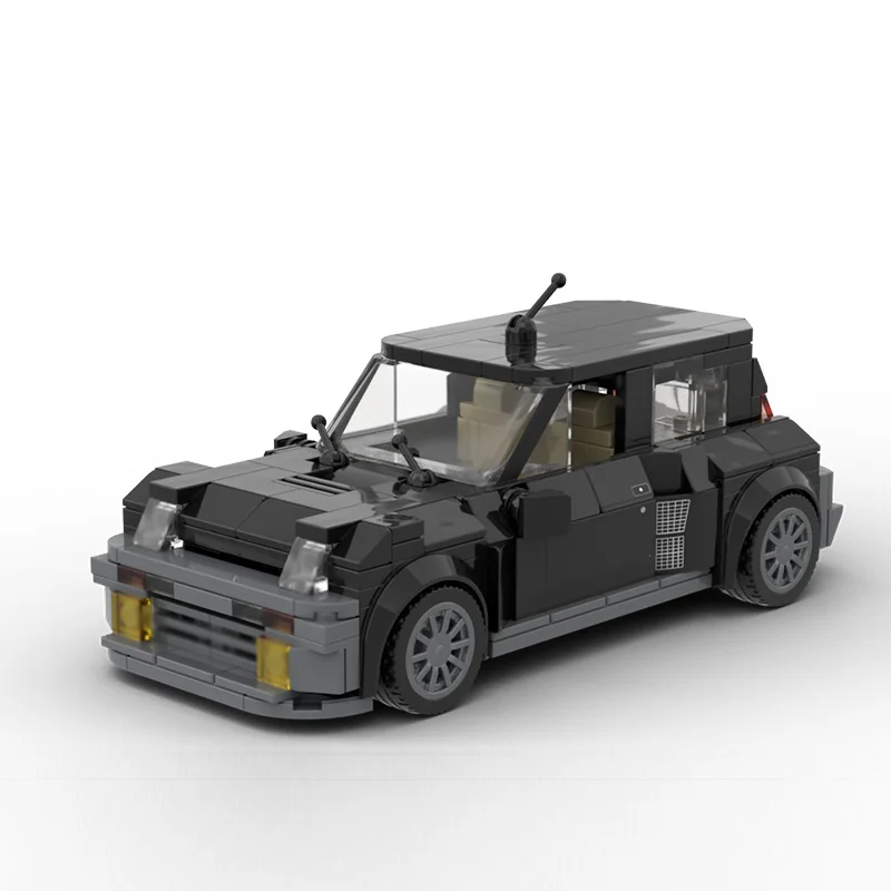 City Car Model MOC Building Bricks High-Performance Small Hatchback Modular Technology Children Holiday Gifts Assemble Toys Suit