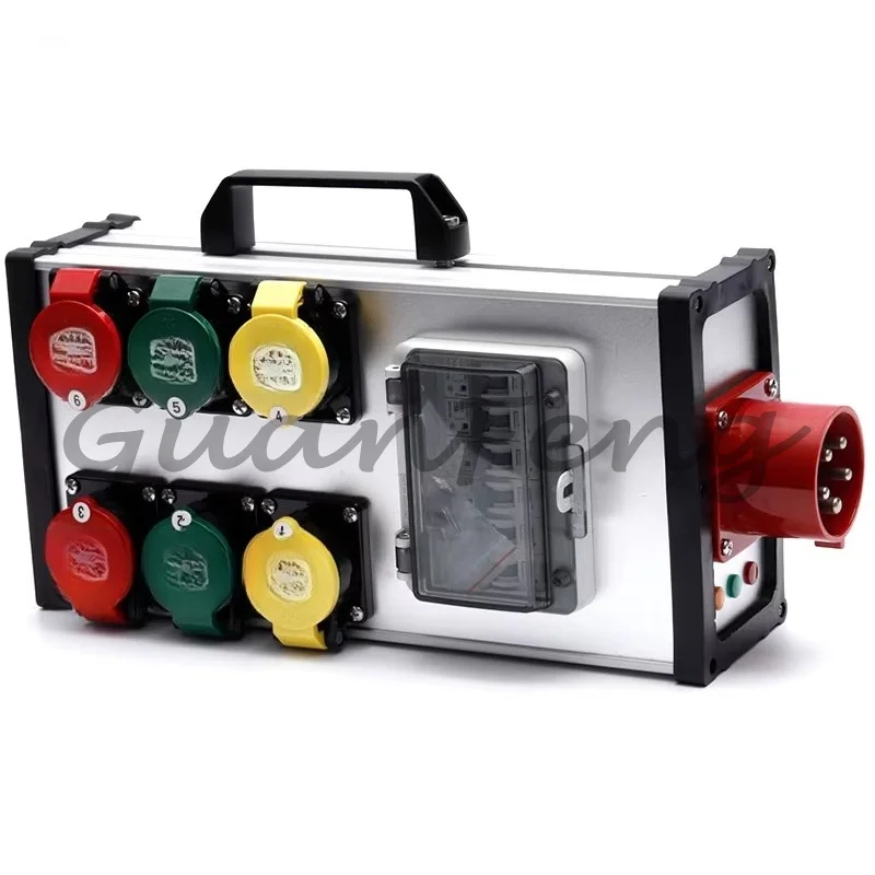 Stage lighting and audio equipment distribution box New waterproof stage 6-way distribution cabinet