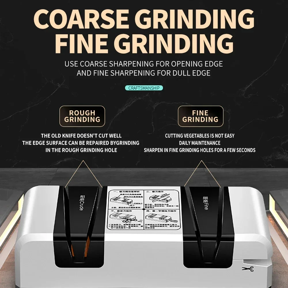 Multi-function Automatic Cut Sharpener Electric Knife Sharpener For Slotted screwdrivers Scissors Knives Electric Fast Sharpener