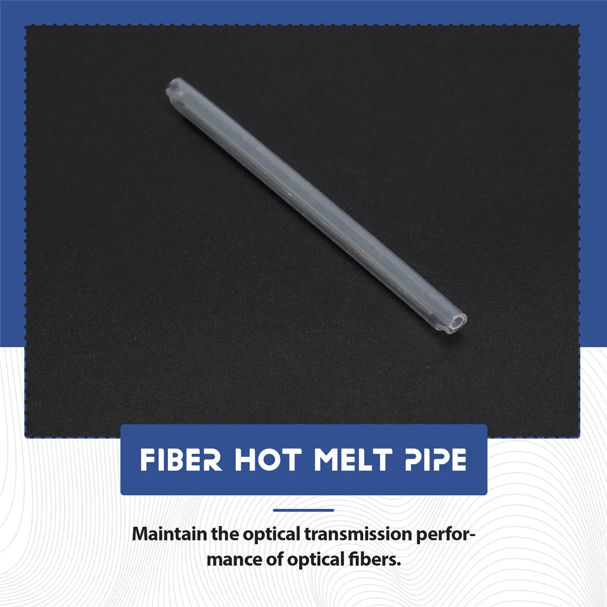 A79I 300 Buah Tabung Penyambung Serat Optik Lengan Pipa Panas Menyusut Panjang 4Cm