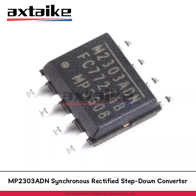5PCS MP2303ADN SOP-8 MP2303ADN-LF-Z MP2303 M2303ADN 3A 28V 360kHz Synchron Gleichgeprüft Step-Down Converter SMD IC Chip