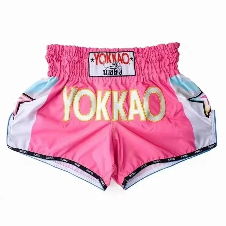 2024 New Yok Muay Thai Shorts Fighting Muay Thai Suit Unisex Beach Pants Children\'s Combat Training Suit