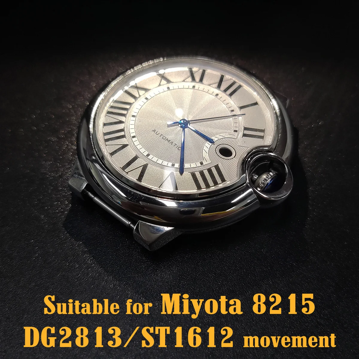 42mm case watch accessories case Miyota2815 2813 st1612 case movement case plus dial pointer stainless steel men\'s case