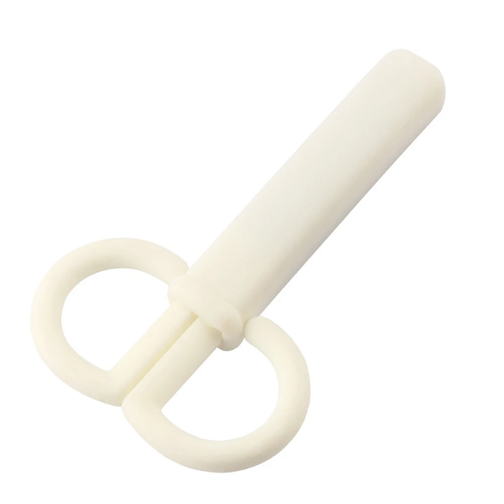 Safety Scissors Stainless Steel Plastic Blade Scissors With Cover White Multi-Purpose Home Office Classroom Craft