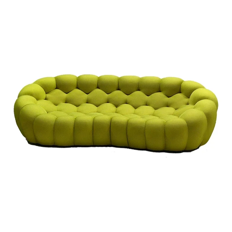 

Bubble Shaped Cotton Sofa Designer Mesh Villa Trending Unique Football Shaped Sofa