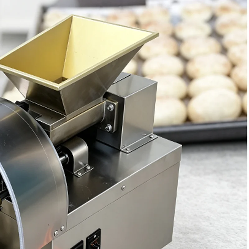 Dough Ball Cutting Machine and Dough Divider Rounder for Pizza   Small Bread Cookie Hot Dog Bun