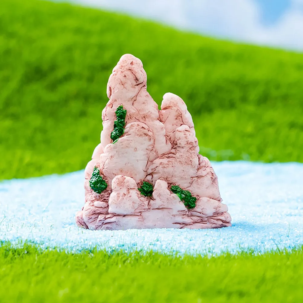 Mini Artificial Resin Rocks for Bonsai, Aquarium, Shrimp Tank & Micro Landscape Garden Decor – 6 pcs