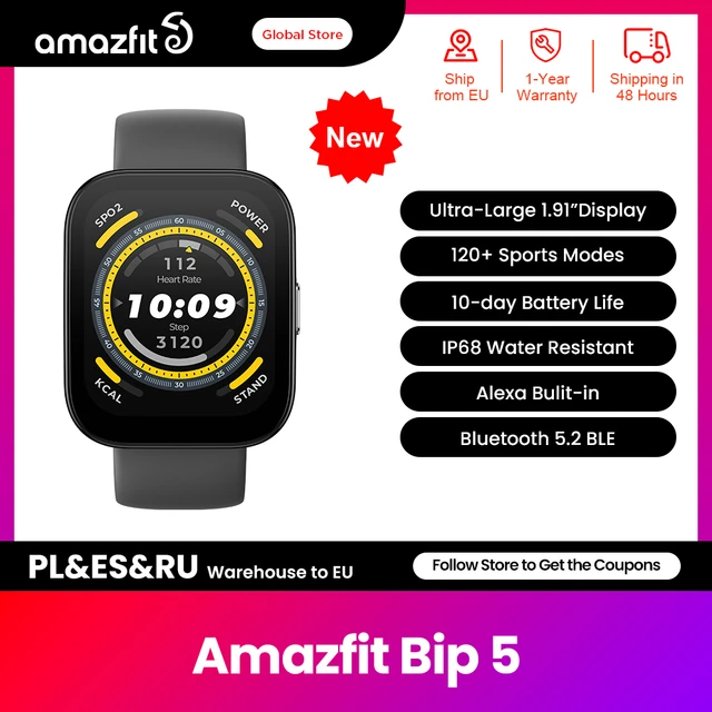 Amazfit bip 2 battery life on sale