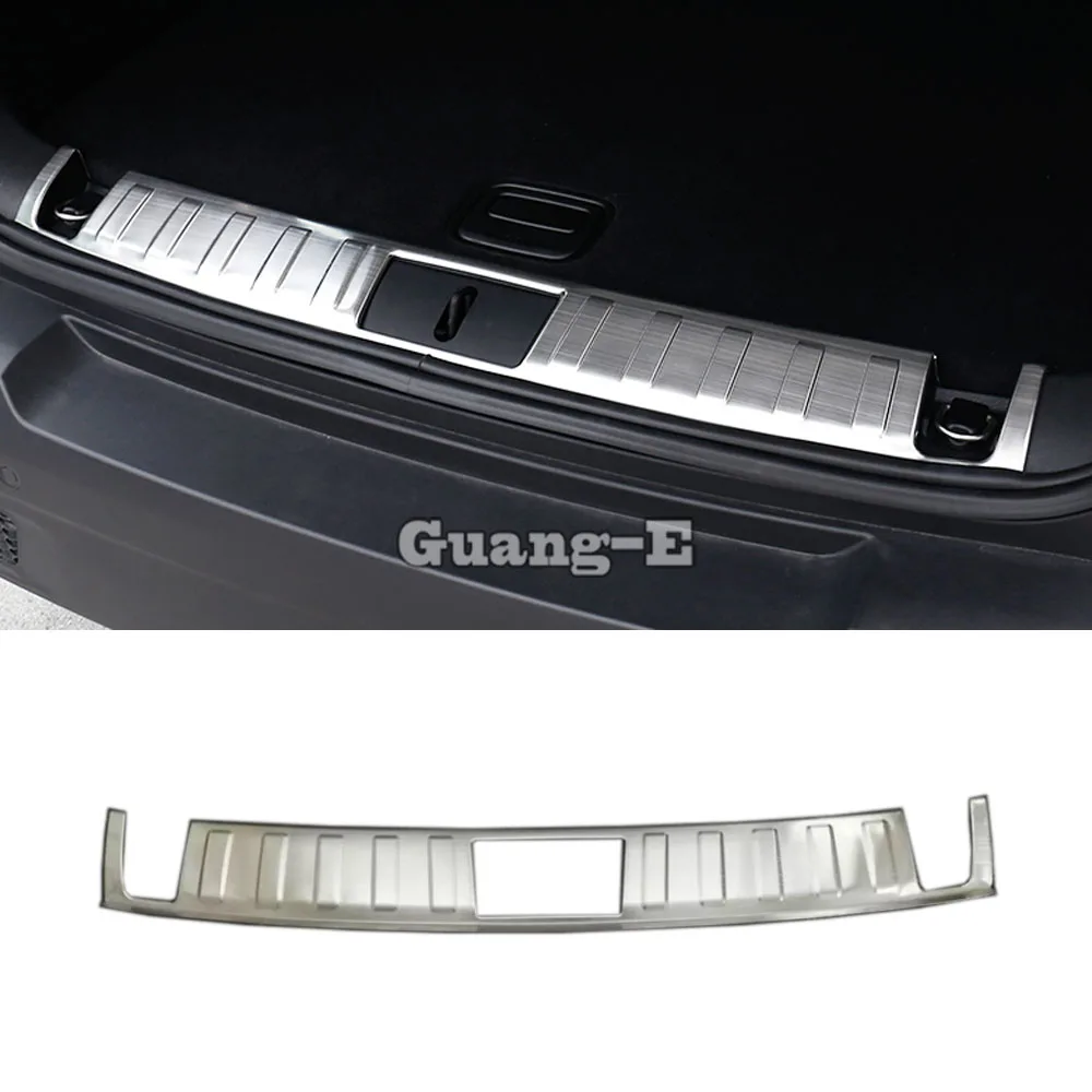 Hot Sale For Jeep Renegade 2017 2018 2019 2020 Car Inside Rear Bumper Trim Stainless Steel Scuff Sill Trunk Plate Pedal 1pcs