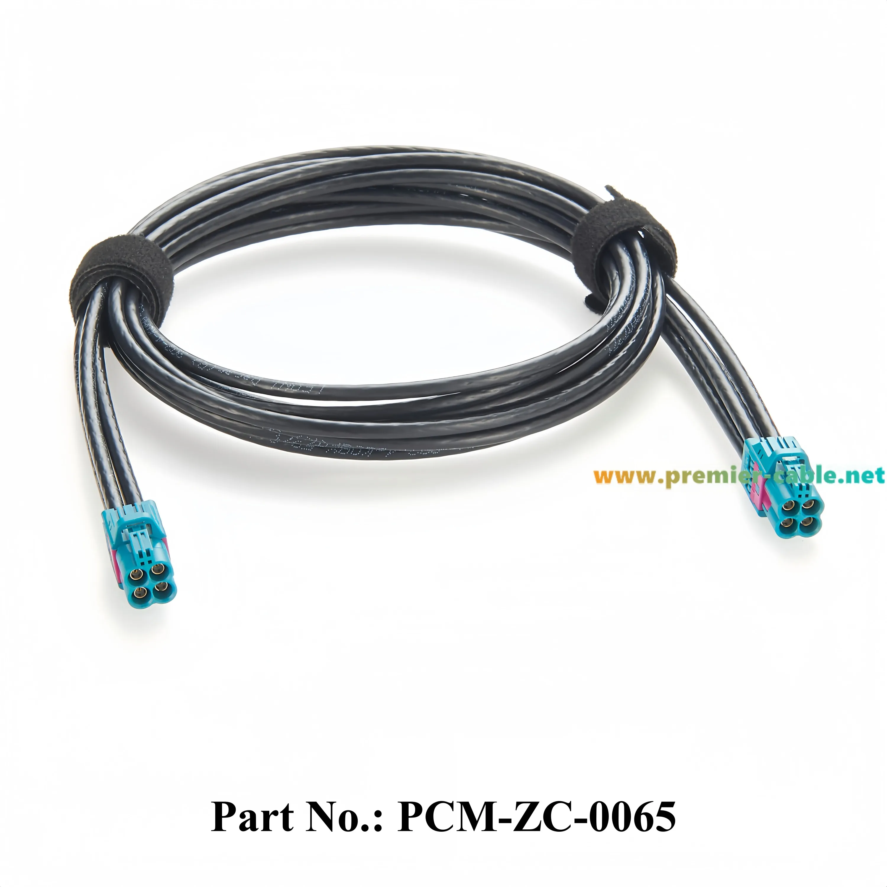 Quad HFM Mini FAKRA Cable Assembly 4 in 1 Mini FAKRA RF Coaxial Cable with Original Rosenberger AMK12D-1M4Z5-Z Connector 50 Ohm - Image 4