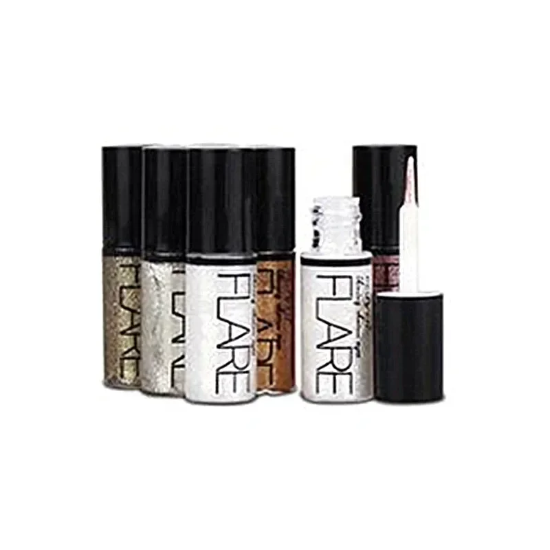 Professional แต่งหน้า Silver Rose Gold สี Liquid Glitter อายไลเนอร์ใหม่ SHINY Eye Liners สําหรับผู้หญิง Eye Pigment เครื่องสําอางเกาหลี