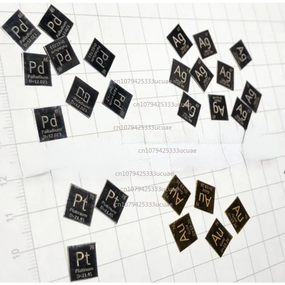 Custom Precious Metal Periodic Table Series Gold Sheet Period Phenotype Gold Sheet Pure Gold Sheet Au9999