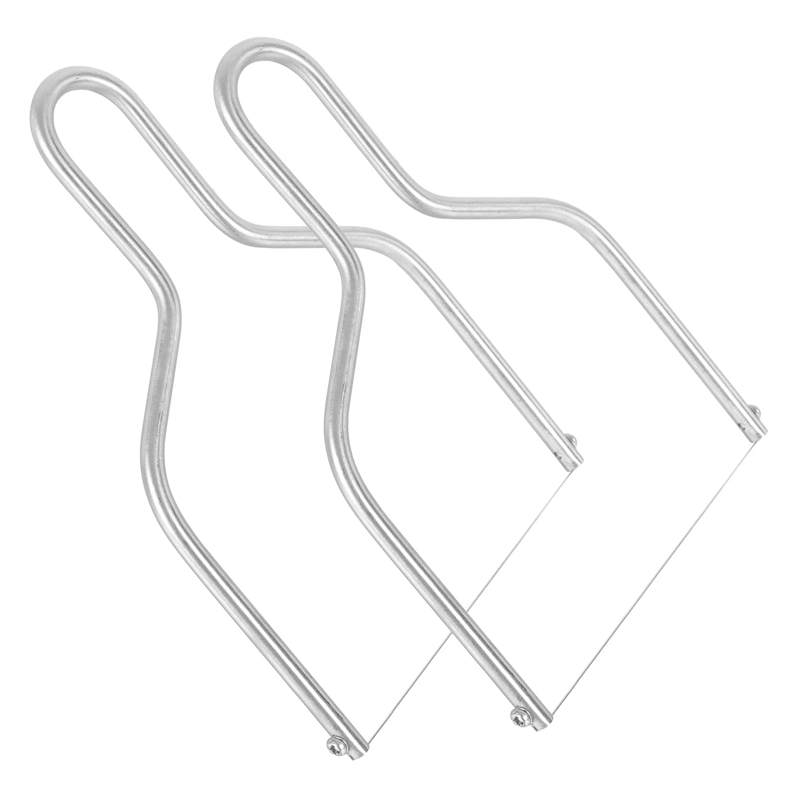 

2pcs Goose Cheese Slicer Stainless Steel Wire Cutter For Fruits Cakes Baking Tools Butter Baking Tools Cake Slicers