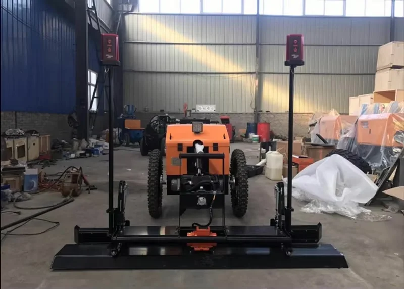 Two Wheels Concrete Leveling Screed Of Building Equipment