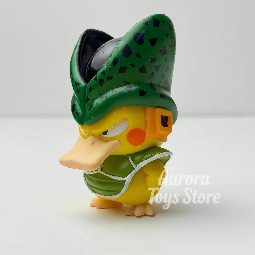 10-12cm anime figura dragon ball z célula cosplay psyduck figura de ação brinquedos presente de halloween boneca