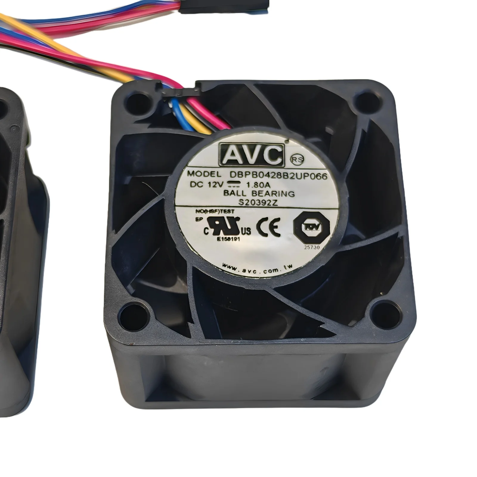 1pcs For AVC DBPB0428B2UP066 40x40x28mm 12V 1.80A 4-Wire PWM Server Cooling Fan, High-Speed Industrial Computer Fan