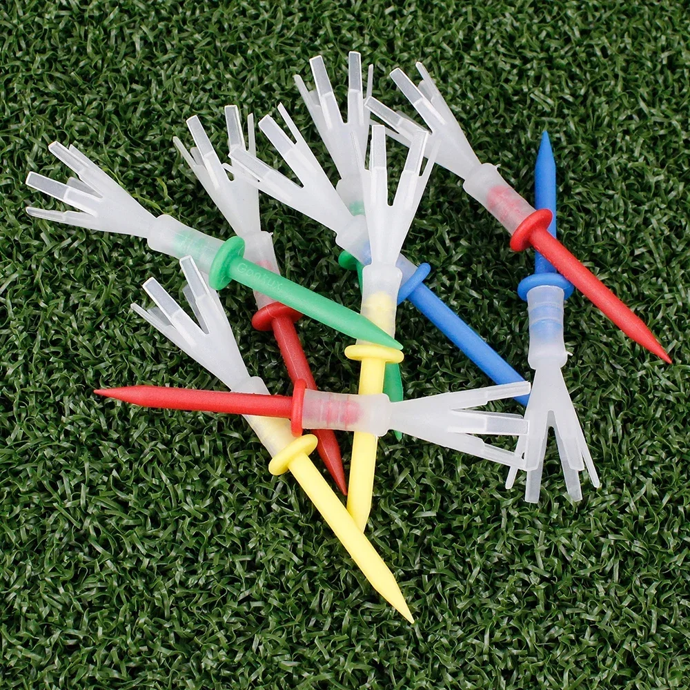 12Pcs Prong Golf Tees Plastic 70 83MM Less Friction Supplies Golf 5 Accessories Golf Tees Plastic Tee