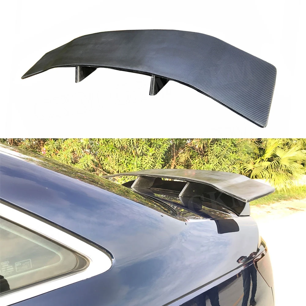 

Dry Carbon Fiber Rear Racing Spoiler Tail Wings For Audi A4 Sline Sport S4 Sedan B10 2019 2020 GT Spoiler Car Styling