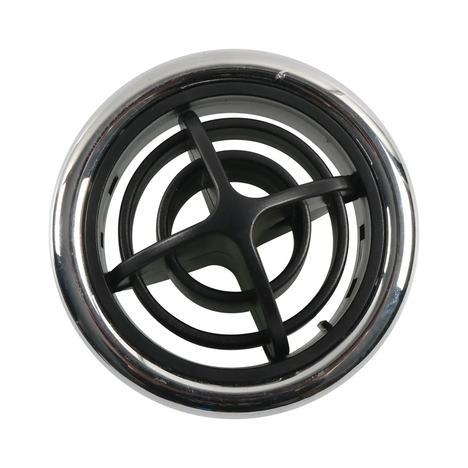Universal 87mm Round Air Vent Deflector Dashboard Knob ABS Plastic for RV Boat Yacht Electric Car
