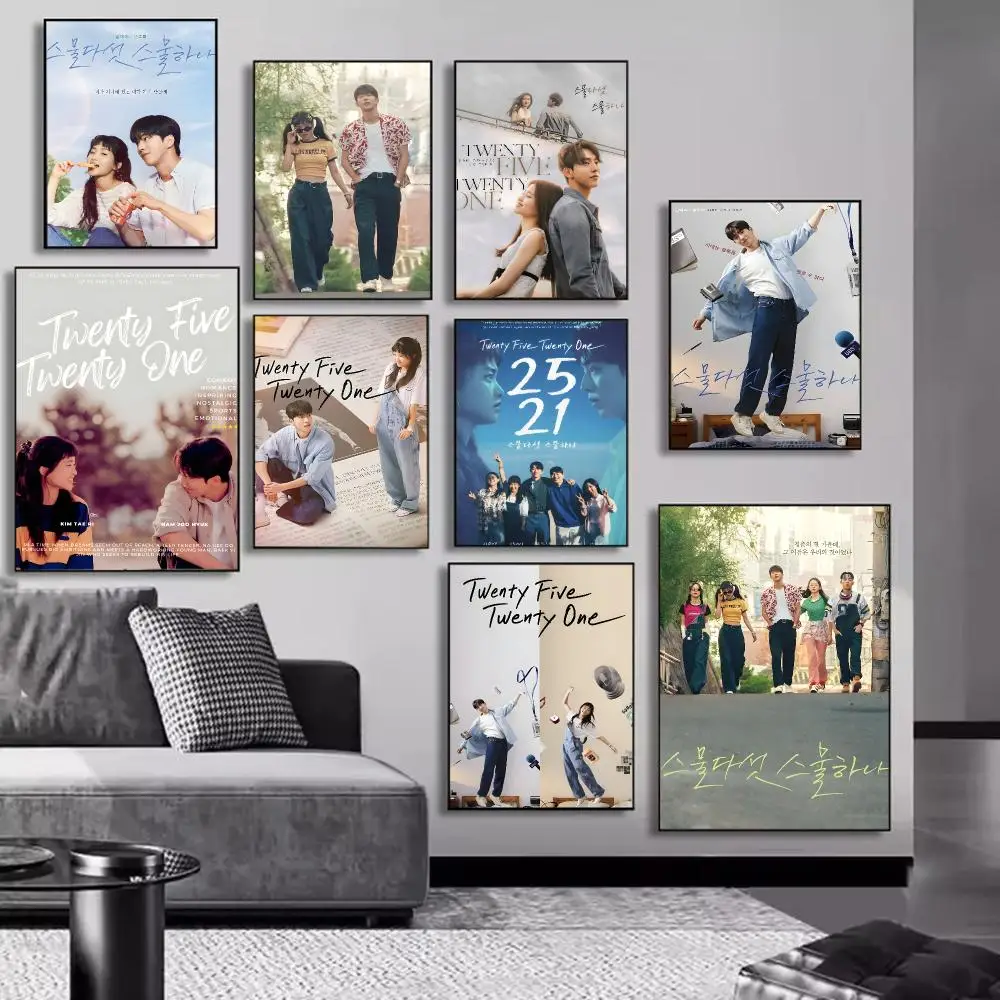 T-Twenty-Five Twenty-One Teleplay Poster High-definition Art Sticker Self Adhesive Waterproof Home Decoration For Living Room