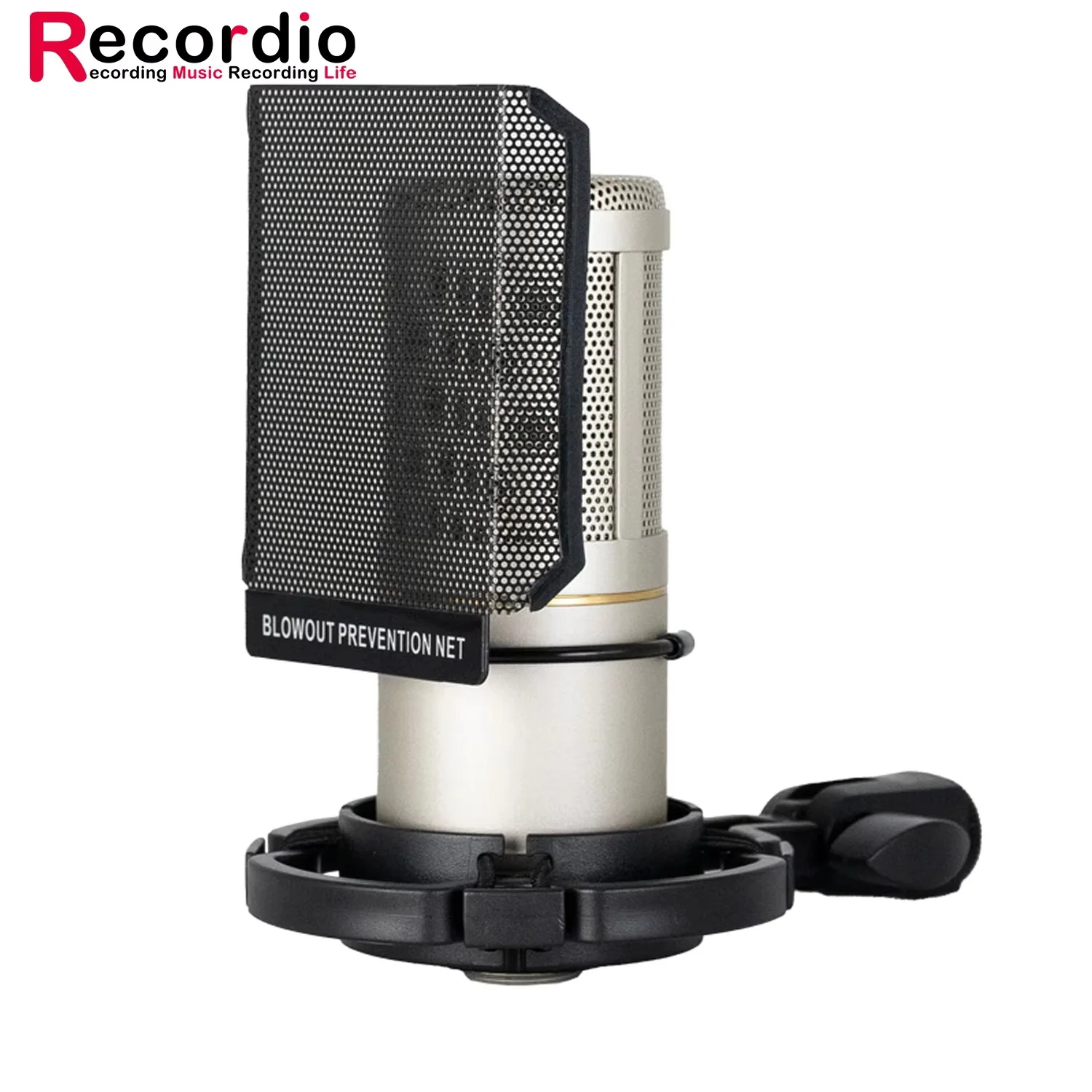 

GAM-ZX320 Large-diaphragm Studio Condenser Microphone with XLR Pop Filter for Music Production Vocal Recording and Podcasting