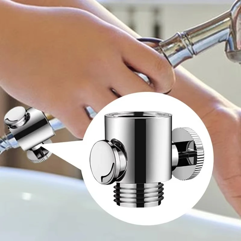 AAAN-Shower Shut-Off Valve Sturdy Quick Regulator Leakproof Water Control Restrictor Flows Pressure Restrictor For Sprayer