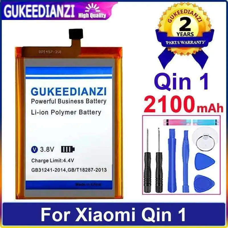 

Lightweight For Xiaomi Qin 1 2100Mah High Capacity Mobile Phone Battery